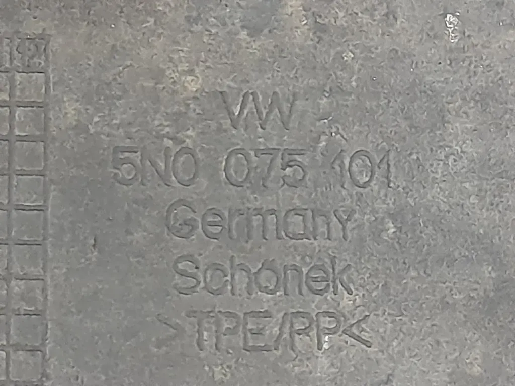 Paraspruzzi Parafango POST SX 5N0075101 Volkswagen Tiguan I 2008