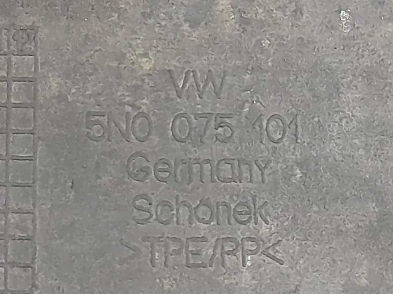 Paraspruzzi Parafango POST SX 5N0075101 Volkswagen Tiguan I 2008