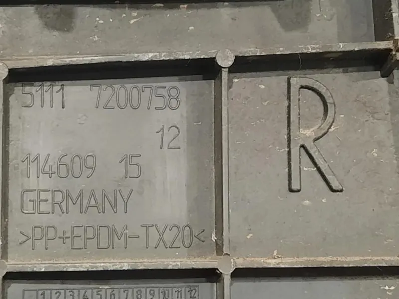 Paraurti Angolare ANT DX 5111 7200758 SUPORTO PARAURTI ANT DX Bmw Serie 5 F07 GT 2010