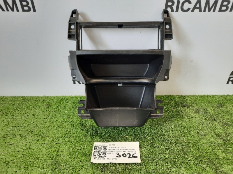 Vaschetta Portaoggetti Console Centrale 825202 Citroen DS3 2010