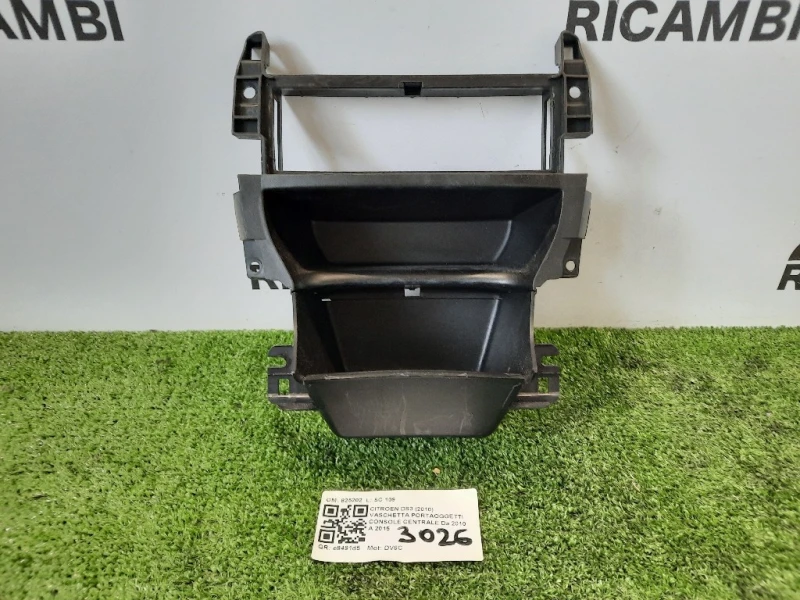 Vaschetta Portaoggetti Console Centrale 825202 Citroen DS3 2010