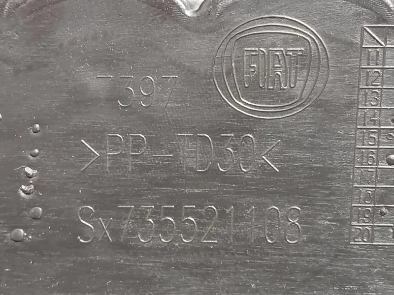 Paraurti Angolare ANT SX 735521108 Fiat Panda II 2012