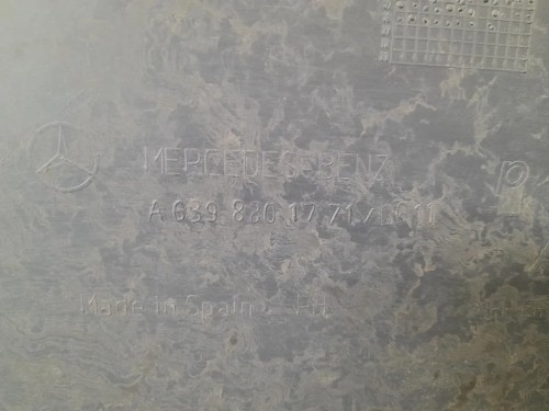 Paraurti Angolare POST DX A6398801771 Mercedes VITO W639 2004