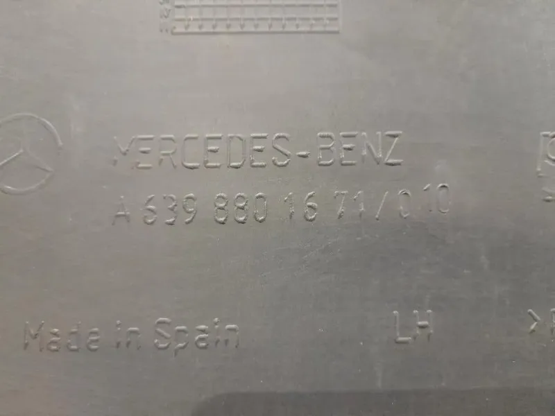 Paraurti Angolare POST SX A6398801671 Mercedes VITO W639 2004