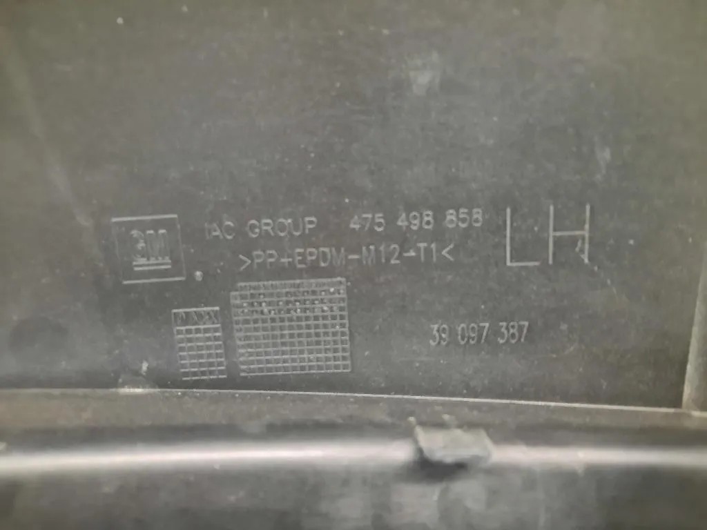 Paraurti Angolare POST SX 39097387 Opel Crossland X 2017