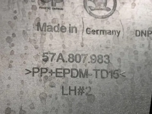 Paraurti Angolare POST SX 57A807983 Skoda Karoq 2017