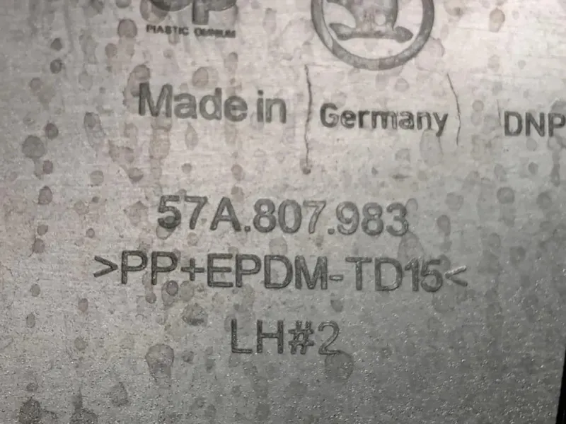 Paraurti Angolare POST SX 57A807983 Skoda Karoq 2017