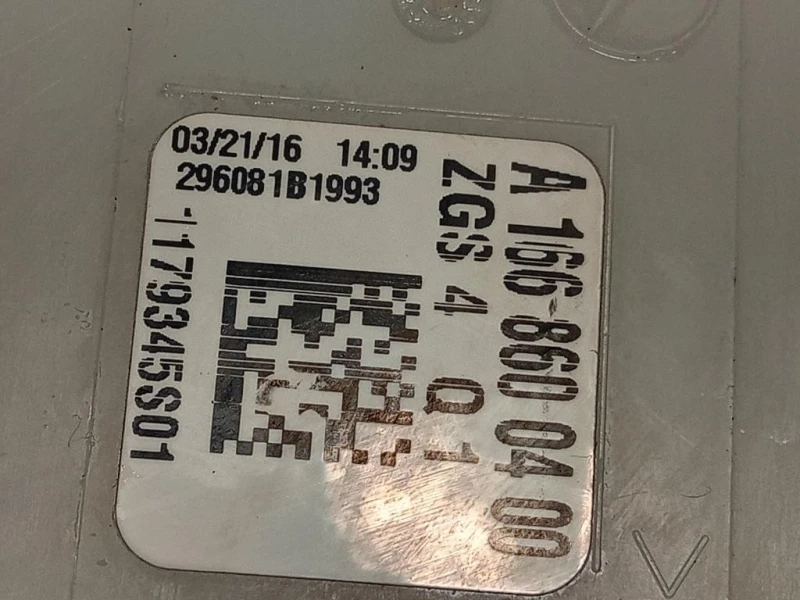 Vaschetta Tergicristalli A1668600400 Mercedes Classe GLE W166 2015