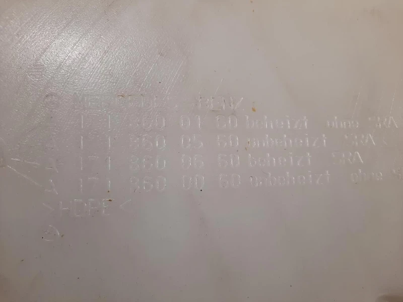 Vaschetta Tergicristalli A1718600160 Mercedes Classe SLK R171 2008