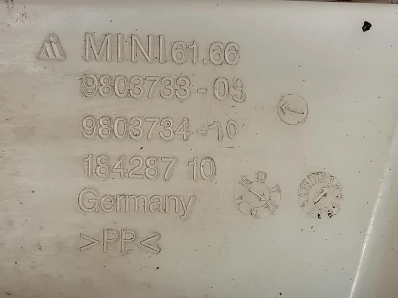 Vaschetta Tergicristalli 6166 7157124-06 Mini MINI Cooper R56 2007