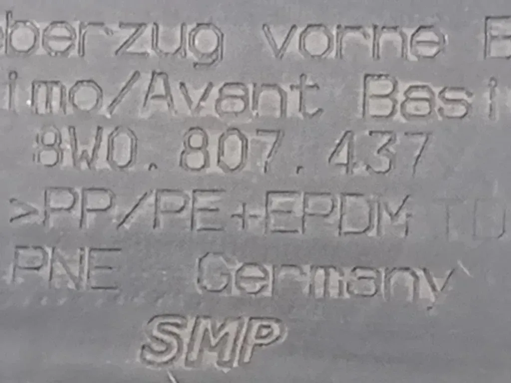 Paraurti ANT 8W0 807 437 Audi A4 8WC 2019