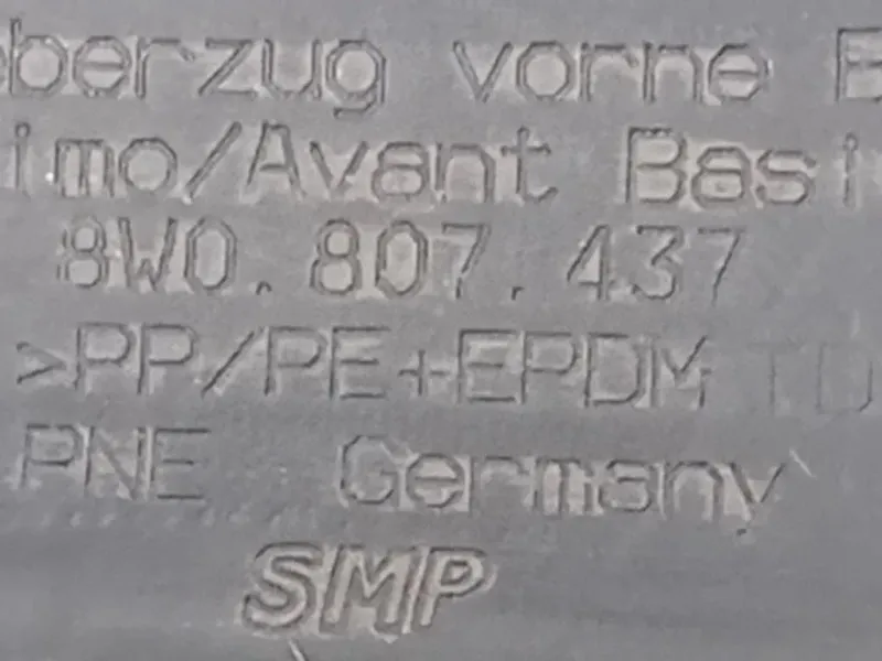 Paraurti ANT 8W0 807 437 Audi A4 8WC 2019