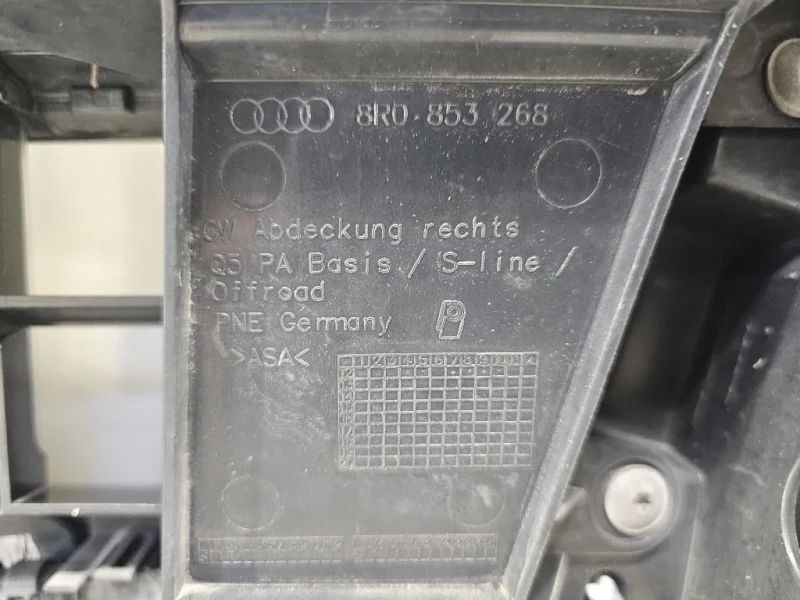 Paraurti ANT 8R0807437AB 8R0853651R Audi Q5 8RB 2012