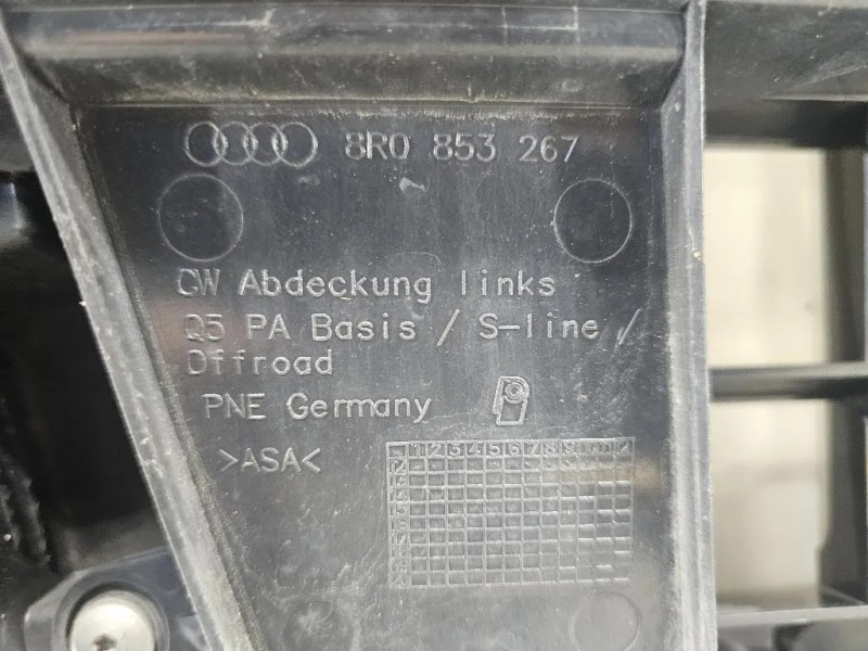 Paraurti ANT 8R0807437AB 8R0853651R Audi Q5 8RB 2012