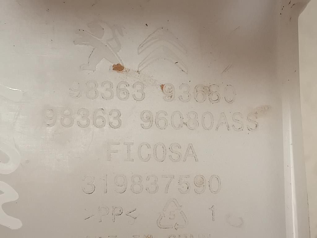 Vaschetta Tergicristalli 9836396080 Peugeot 2008 I 2016
