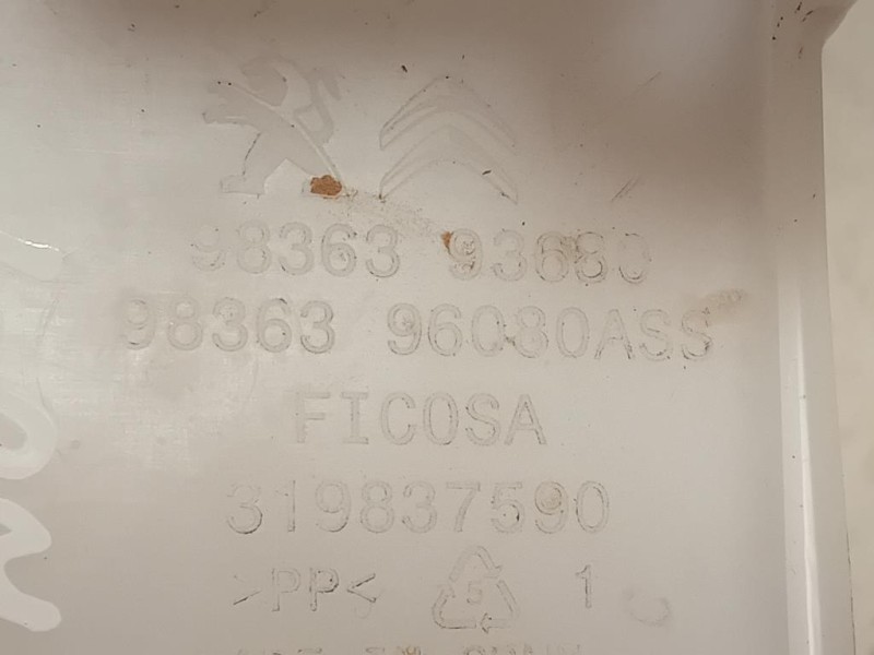 Vaschetta Tergicristalli 9836396080 Peugeot 2008 I 2016