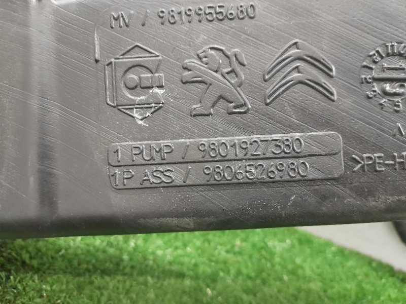 Vaschetta Tergicristalli 9801927380 Peugeot 308 I 2012