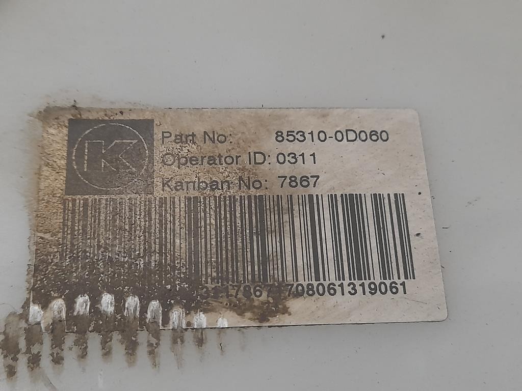 Vaschetta Tergicristalli 853100D060 Toyota Yaris Japan II 2006