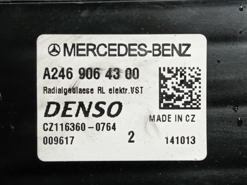 Ventola Raffreddamento A2469064100 Mercedes Classe B W246 2012