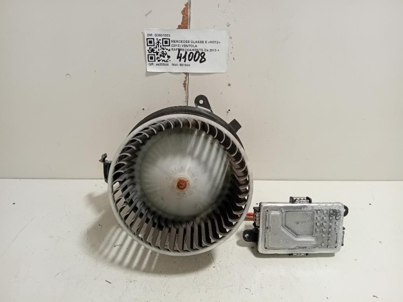 Ventola Raffreddamento G3631003 Mercedes Classe E W212 2013