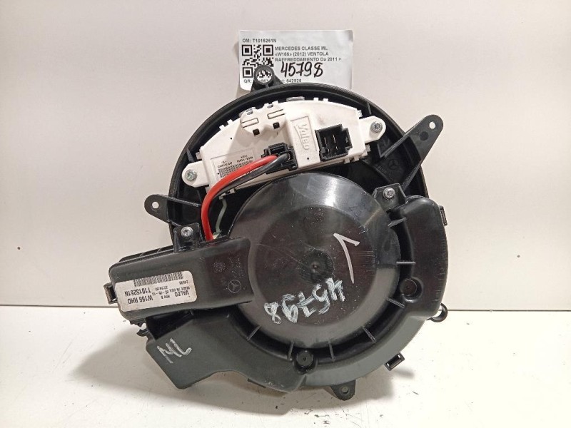 Ventola Raffreddamento T1015261N Mercedes Classe ML W166 2012
