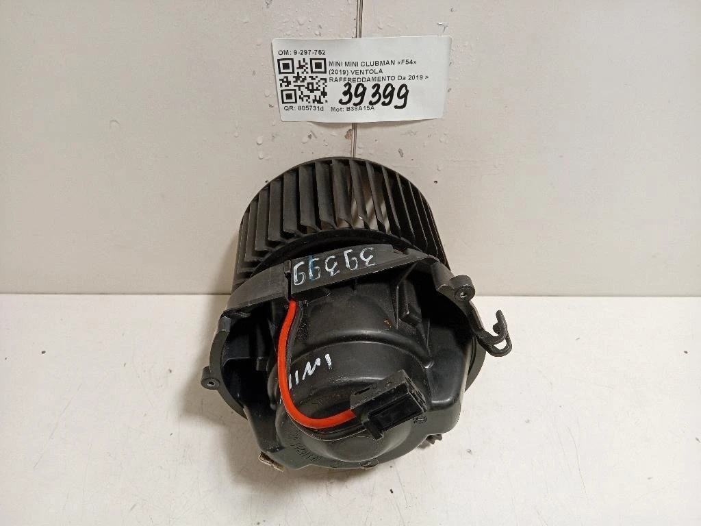 Ventola Raffreddamento 9-297-752 Mini MINI Clubman F54 2019