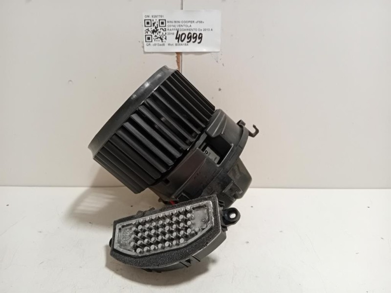 Ventola Raffreddamento 9297751 Mini MINI Cooper F56 2014