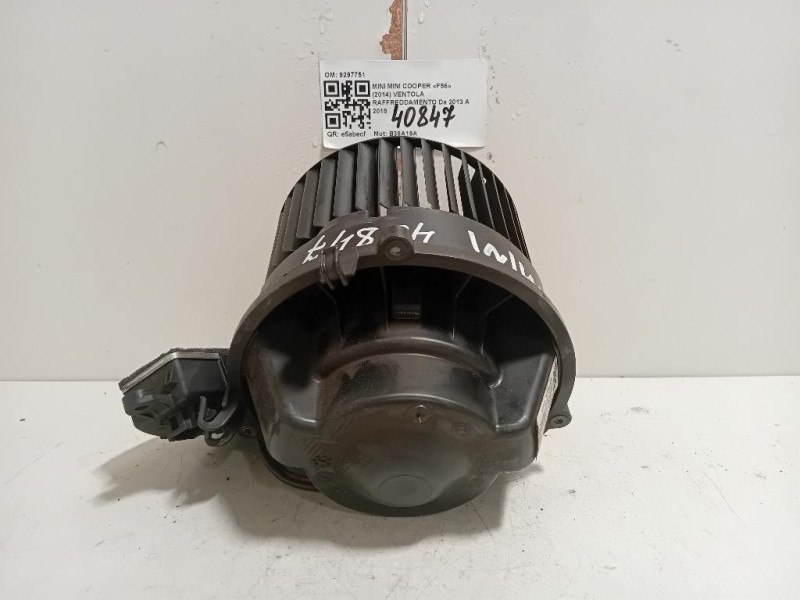 Ventola Raffreddamento 9297751 Mini MINI Cooper F56 2014