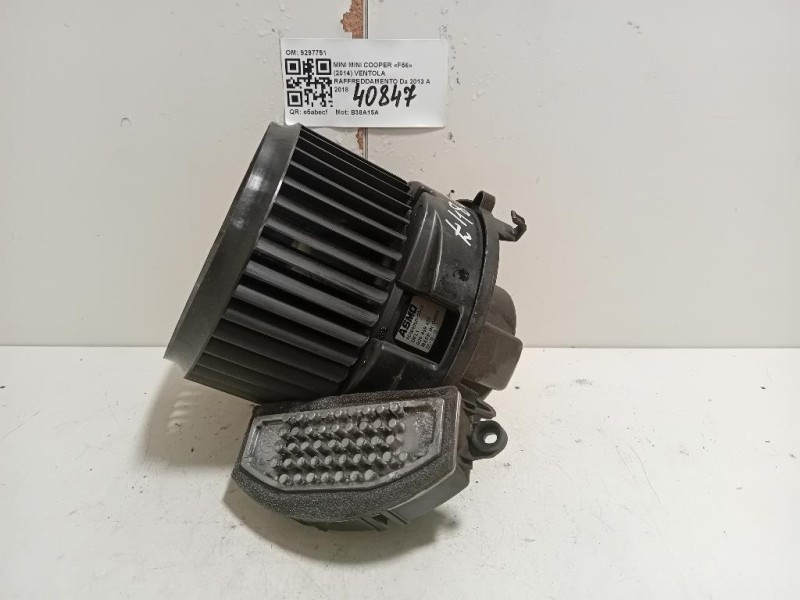 Ventola Raffreddamento 9297751 Mini MINI Cooper F56 2014