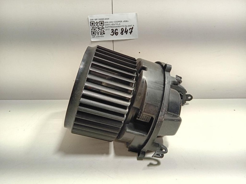 Ventola Raffreddamento MF116360-2025 Mini MINI Cooper R56 2007