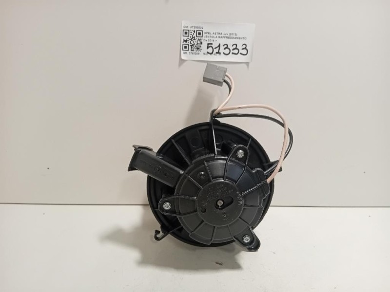 Ventola Raffreddamento U7253002 Opel Astra J 2012