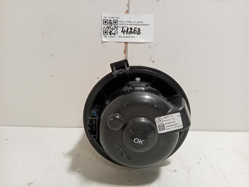 Ventola Raffreddamento 7015011001 Opel Corsa F 2019