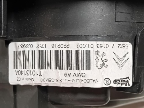 Ventola Raffreddamento T1013140A Peugeot 2008 I 2016