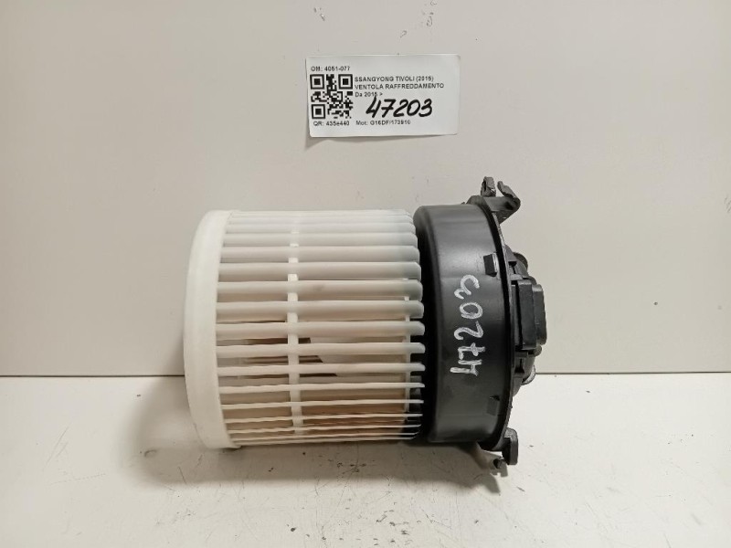 Ventola Raffreddamento 4051-077 Ssangyong Tivoli 2015