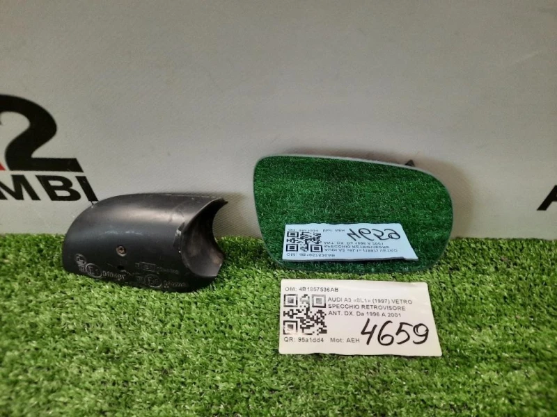 Vetro Specchio Retrovisore ANT DX 4B1857536AB Audi A3 8L1 1997