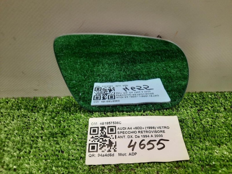 Vetro Specchio Retrovisore ANT DX 4B1857536C Audi A4 8D2 1995