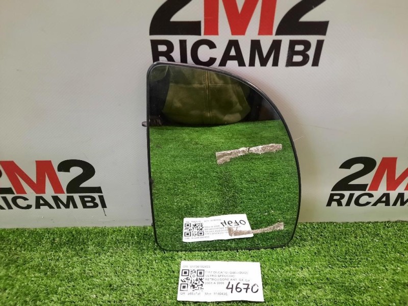 Vetro Specchio Retrovisore ANT DX 01706182400 Fiat Ducato 244 2002