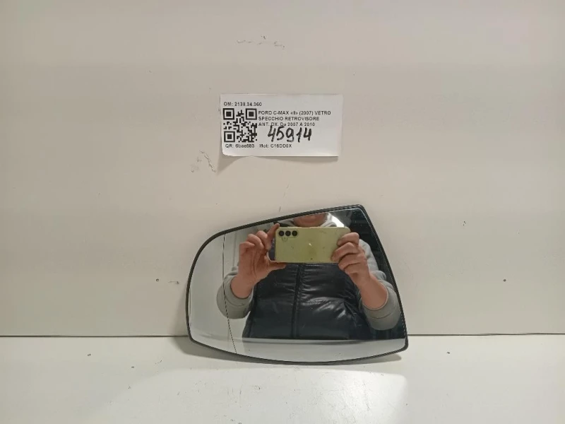 Vetro Specchio Retrovisore ANT DX 213834360 Ford C-max II 2007