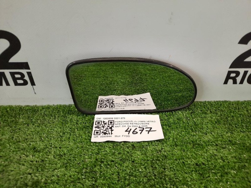 Vetro Specchio Retrovisore ANT DX 1060608 3001-978 Ford Focus I 1999