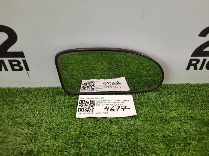 Vetro Specchio Retrovisore ANT DX 1060608 3001-978 Ford Focus I 1999