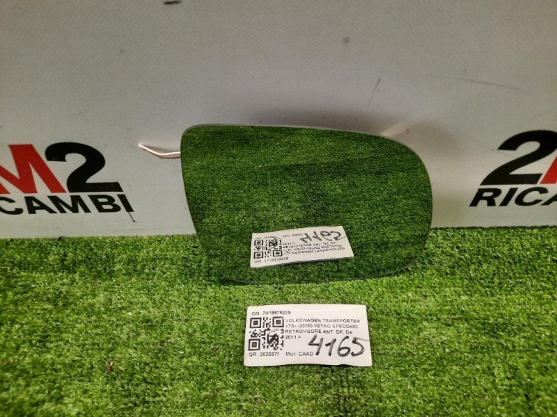 Vetro Specchio Retrovisore ANT DX 7H1857522S Volkswagen Transporter T5 2010