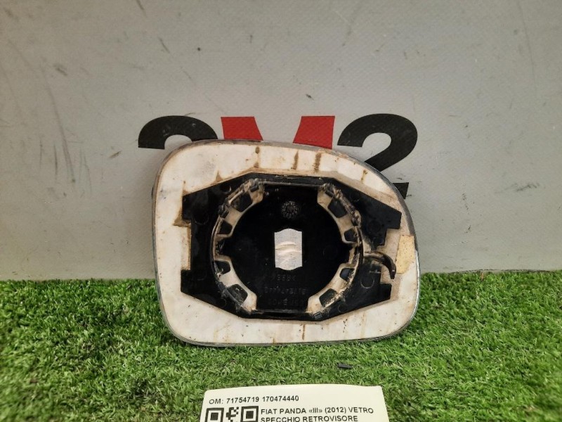 Vetro Specchio Retrovisore ANT SX 71754719 170474440 Fiat Panda III 2012