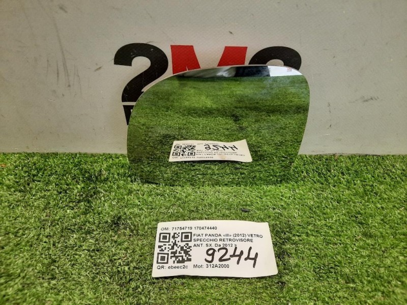 Vetro Specchio Retrovisore ANT SX 71754719 170474440 Fiat Panda III 2012