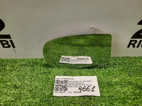 Vetro Specchio Retrovisore ANT SX 71716193 DXSX Fiat Punto II VAN 2000
