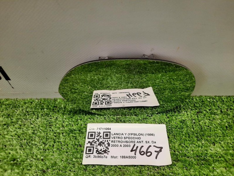 Vetro Specchio Retrovisore ANT SX 71711064 Lancia Y Ypsilon 1996