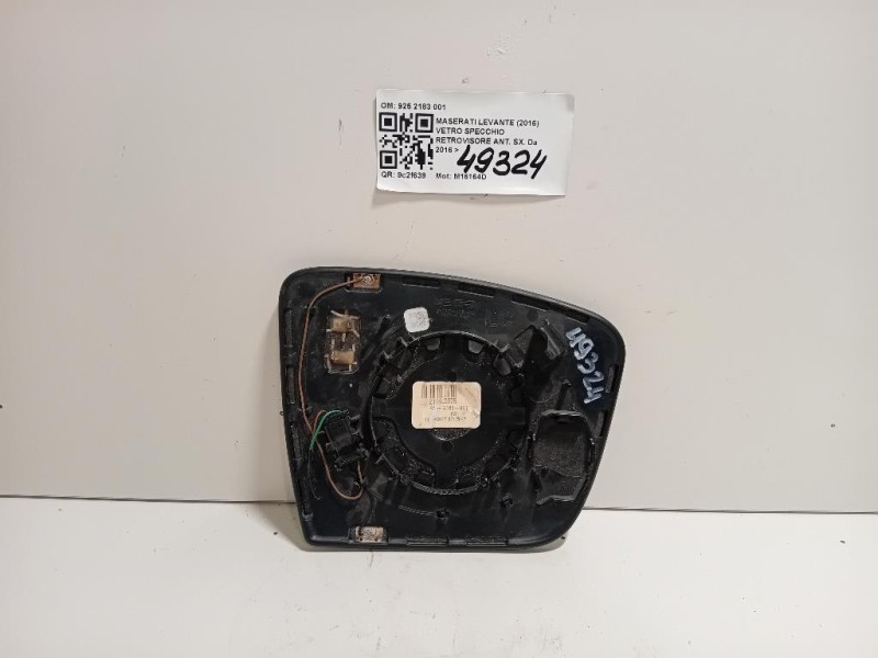 Vetro Specchio Retrovisore ANT SX 925 2183 001 Maserati Levante 2016