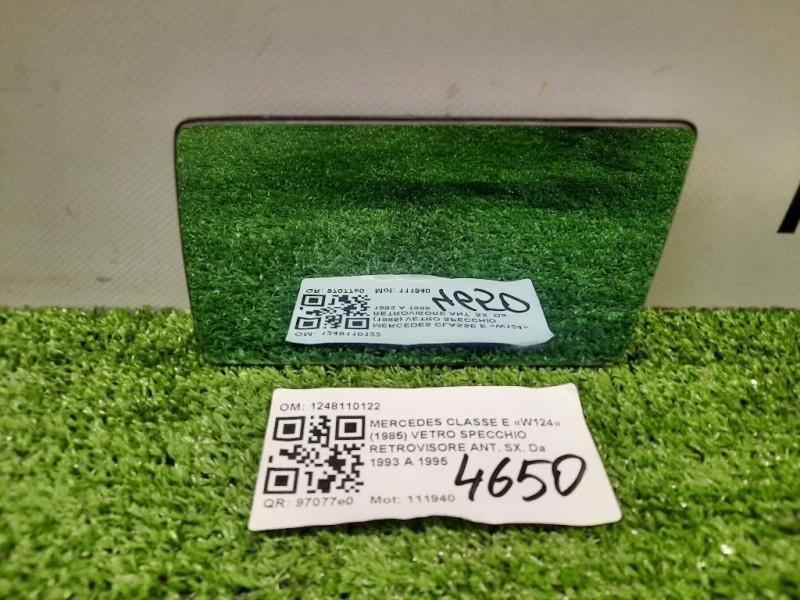 Vetro Specchio Retrovisore ANT SX 1248110122 Mercedes Classe E W124 1985