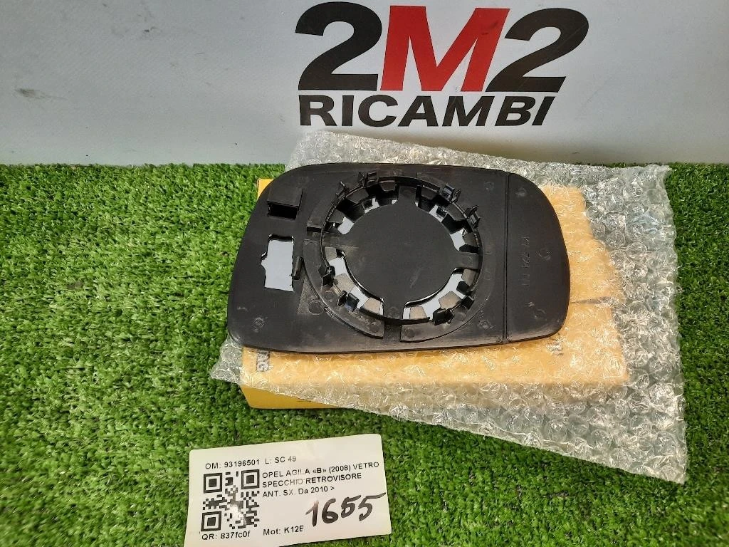 Vetro Specchio Retrovisore ANT SX 93196501 Opel Agila B 2008