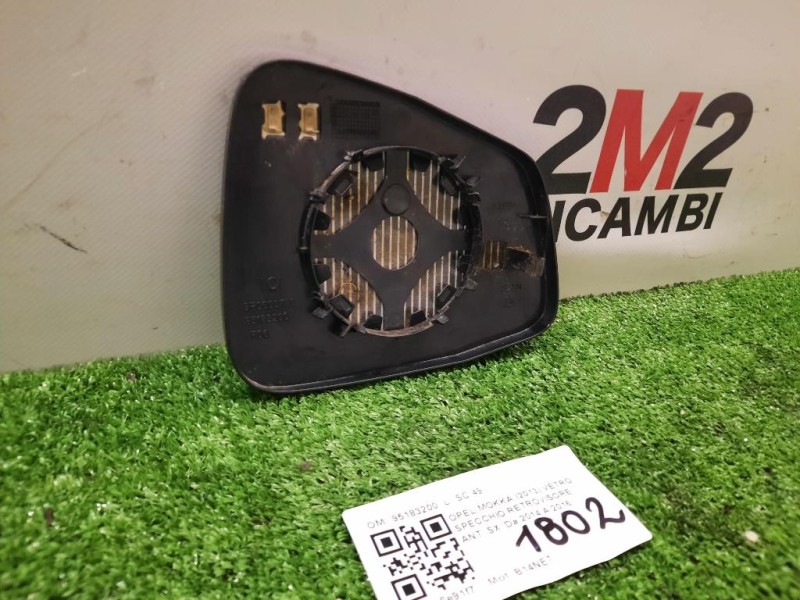 Vetro Specchio Retrovisore ANT SX 95183200 Opel Mokka 2013