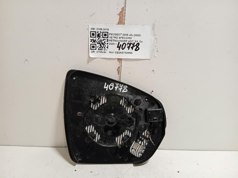 Vetro Specchio Retrovisore ANT SX 21593019 Peugeot 3008 II 2020